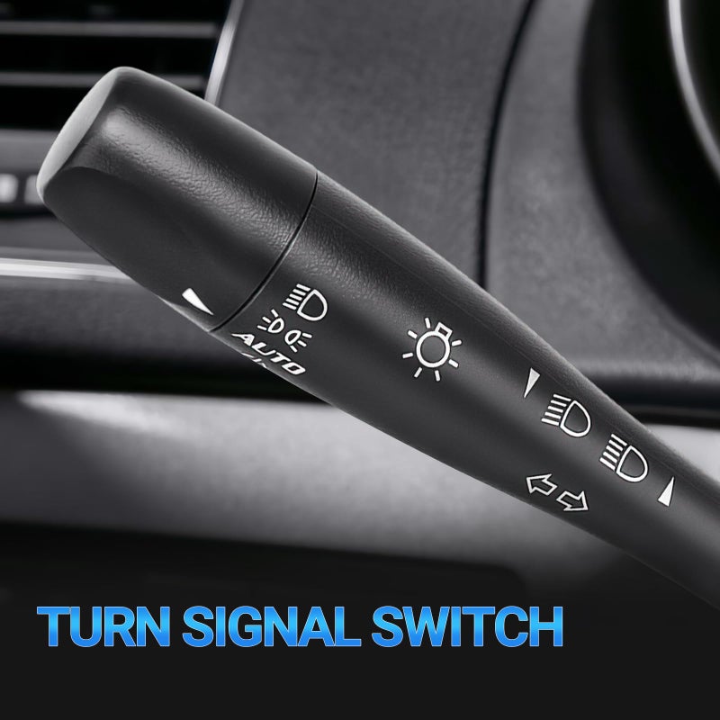 Konduone Turn Signal Switch - Compatible with 2004-2012 Chevy Malibu, 2005-2011 Pontiac G6, 2007-2009 Saturn Aura - Replace D6253E, 20940369, SW8004 - Headlamp Dimmer Switch Blinker Lever - Image 2